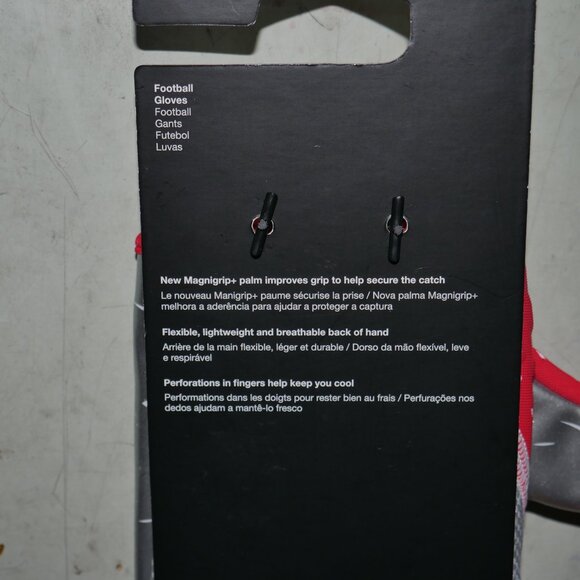 These Nike Vapor Jet 7.0 Energy Football Gloves Size M Sticky Grippy NWT - Picture 5 of 5